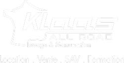 Logo blanc de l'entreprise Klass